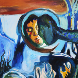 A Hollow Dream (2017), Acrylic on Canvas, 23"x31"