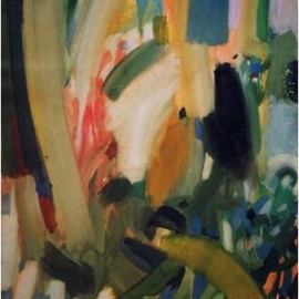 New Day (1996), watercolor on paper, 34"x24"