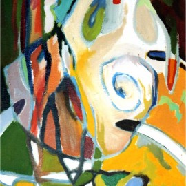 Maybe...Possible (2005), acrylic on board, 36"x48"