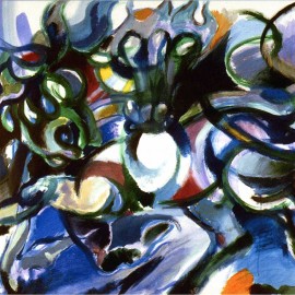Luck (2004), acrylic on canvas, 37"x39"