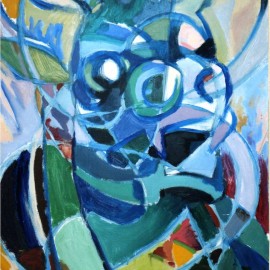 There (2002), acrylic on board, 36"x48"