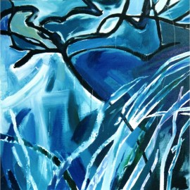 Light Dream (2002), acrylic on board, 48"x48"