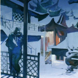 Treatise (1999), tempera on paper, 24"x34"