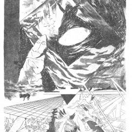 Lightning (1987), etching print, 12.5"x10.5