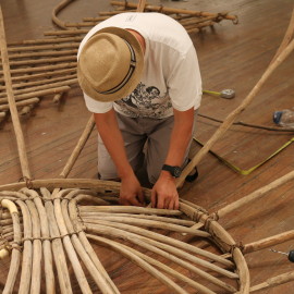 Relics of Mongolia Exhibition installation/opening reception