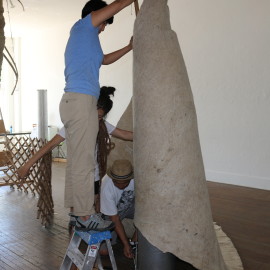 Relics of Mongolia Exhibition installation/opening reception