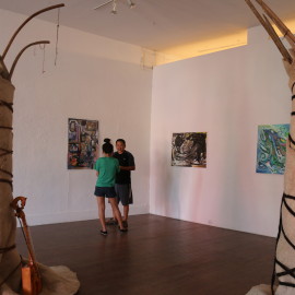 Relics of Mongolia Exhibition installation/opening reception