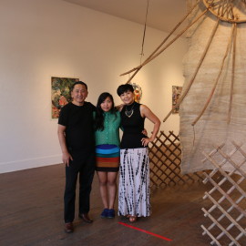 Relics of Mongolia Exhibition installation/opening reception