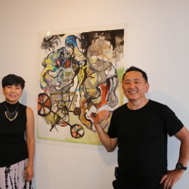 Relics of Mongolia Exhibition installation/opening reception