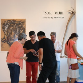 Relics of Mongolia Exhibition installation/opening reception