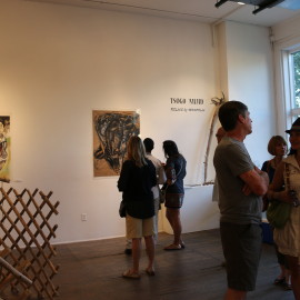 Relics of Mongolia Exhibition installation/opening reception