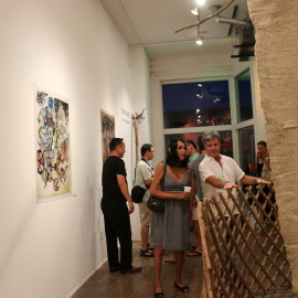 Relics of Mongolia Exhibition installation/opening reception