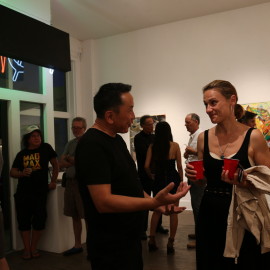 Relics of Mongolia Exhibition installation/opening reception