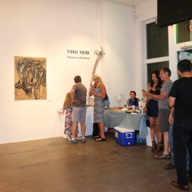 Relics of Mongolia Exhibition installation/opening reception