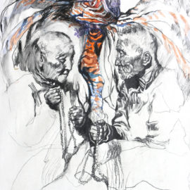 Once in my Life (2016), pencil on paper, 19"x25"