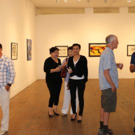 Dividers exhibition opening reception