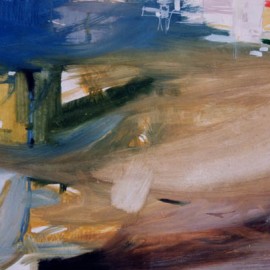 Ordinary Day (1999), tempera on paper, 34"x24"