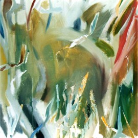Cool Wind (2002), acrylic on board, 48"x48"