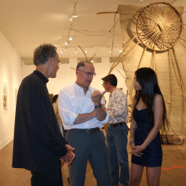 Relics of Mongolia Exhibition installation/opening reception